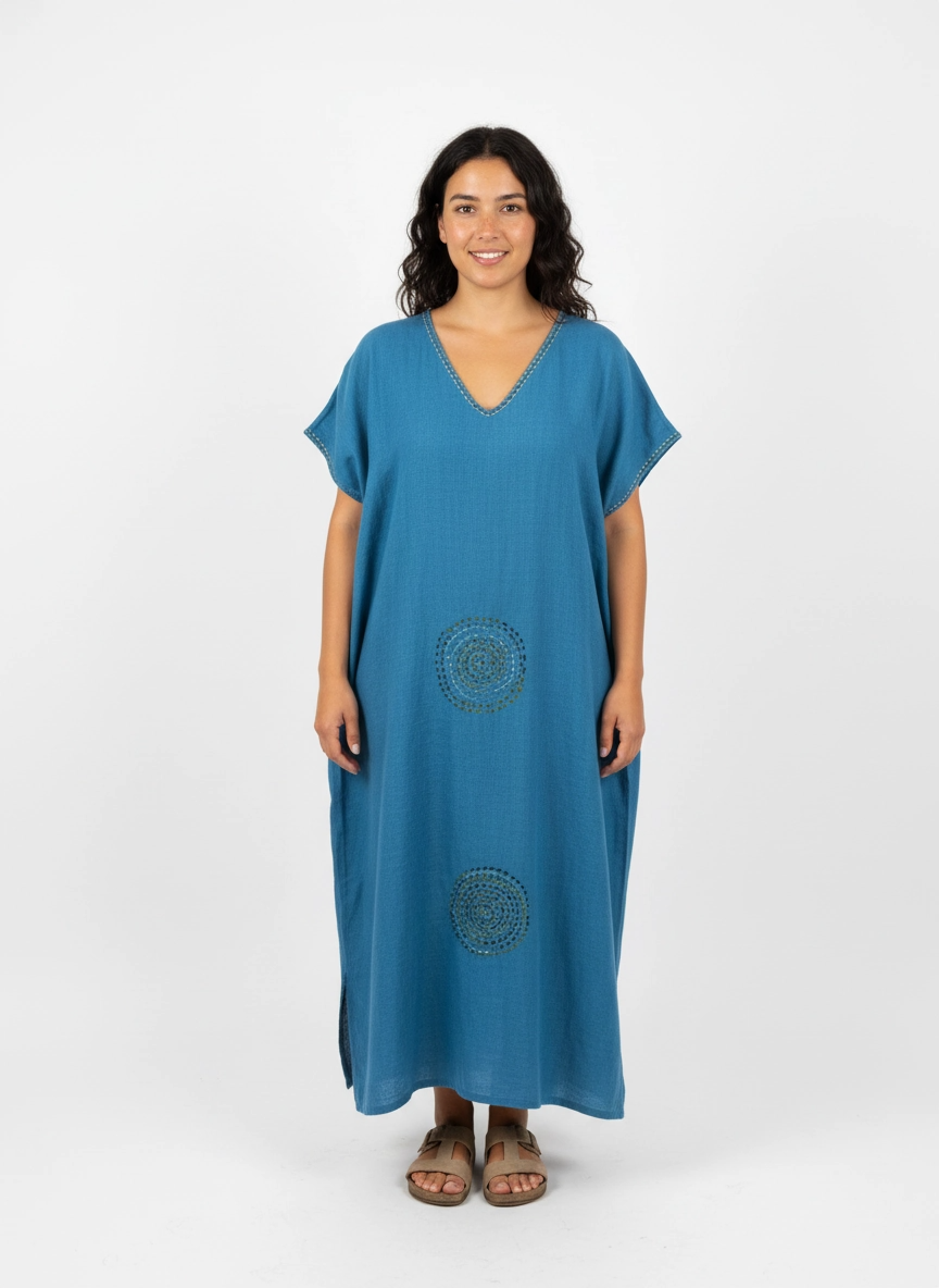 ShopYego Dress Color Mahiya Dress- Sacred Blue