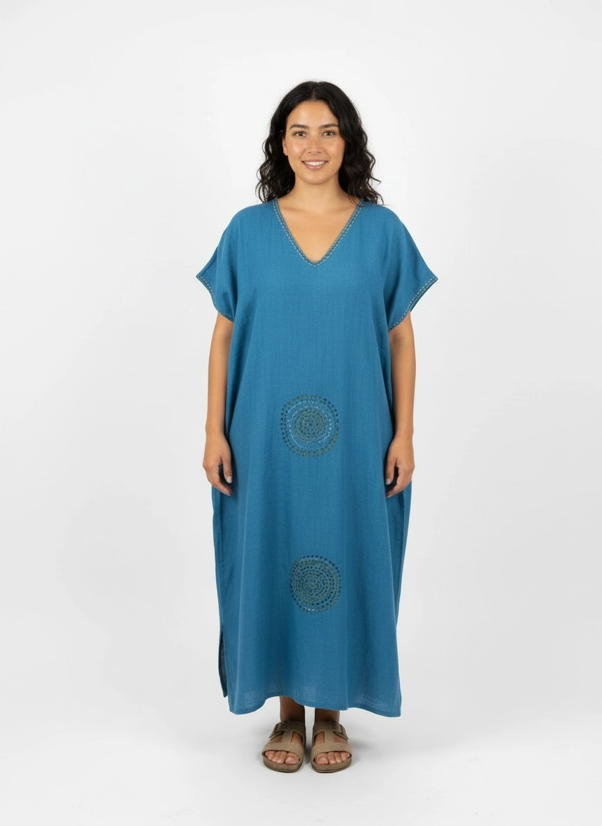 ShopYego Dress Color Mahiya Dress- Sacred Blue