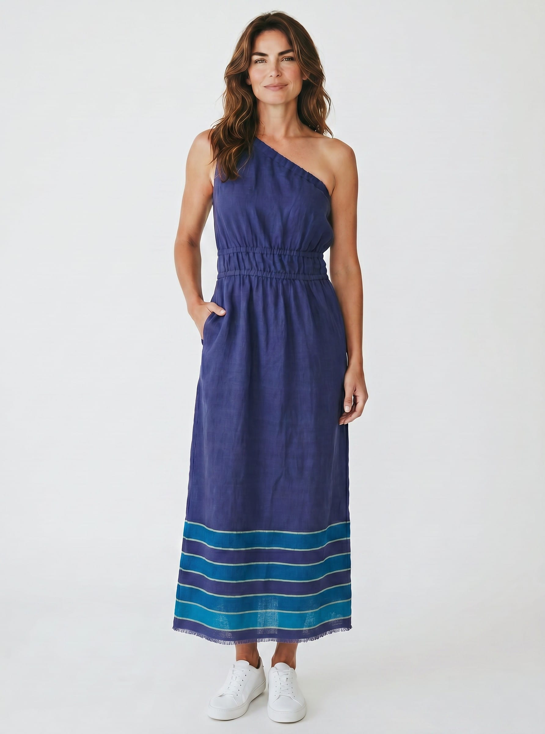 ShopYego Dress Color Marye Dress - Indigo Tide