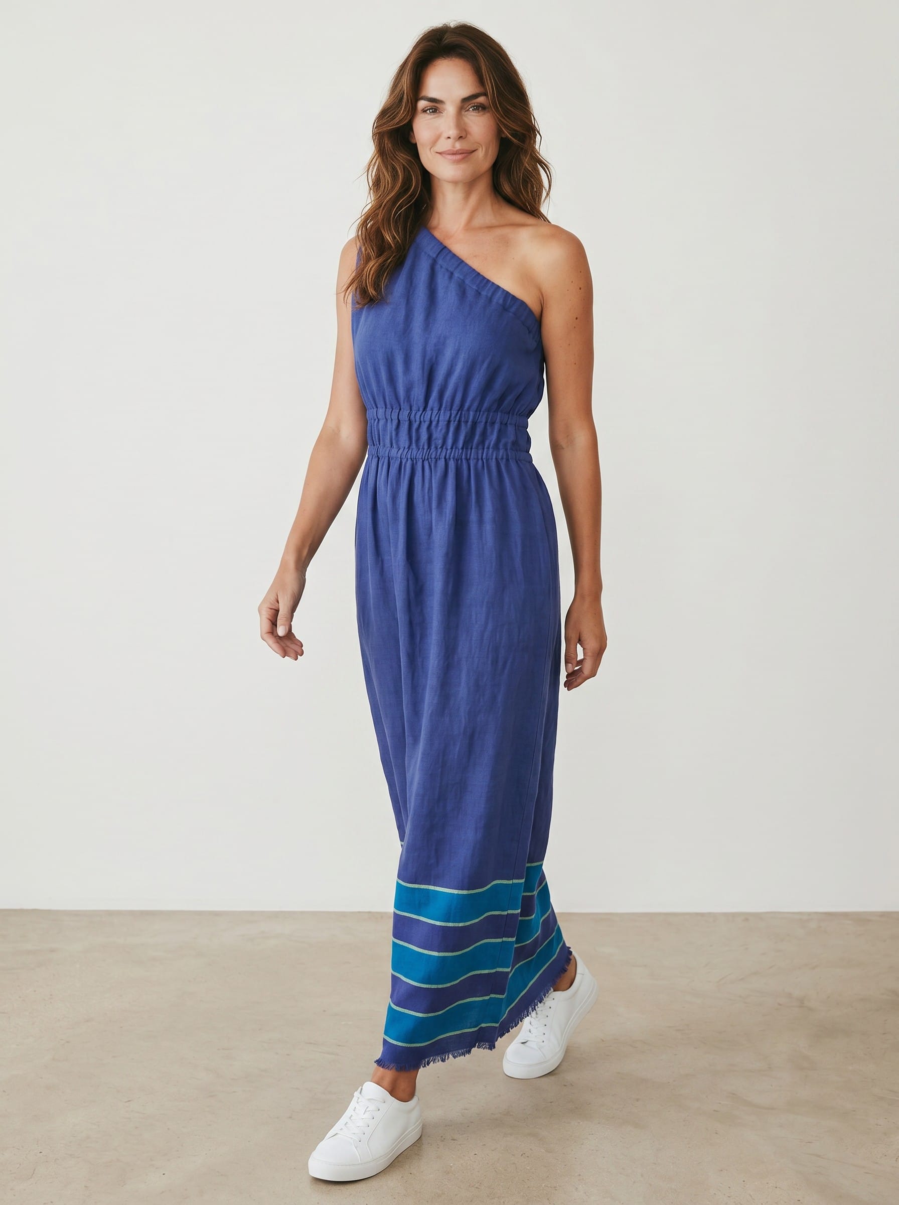 ShopYego Dress Color Marye Dress - Indigo Tide