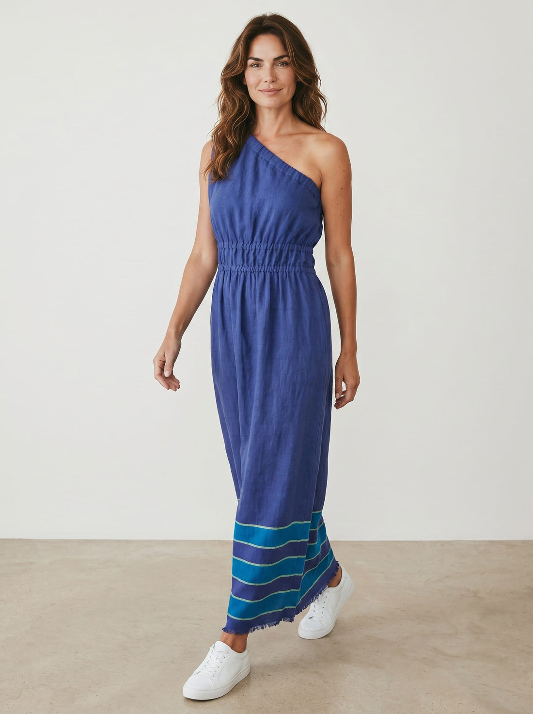 ShopYego Dress Color Marye Dress - Indigo Tide