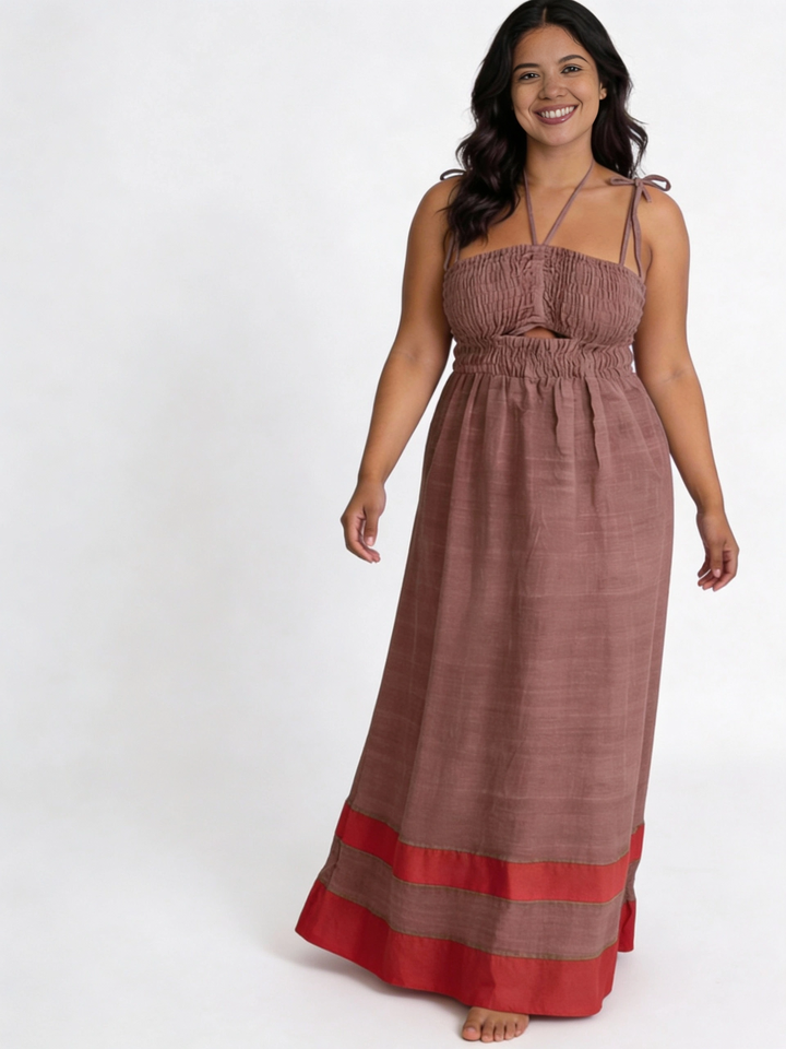 ShopYego Dress Color Yeshi Dress - Earthy Mauve