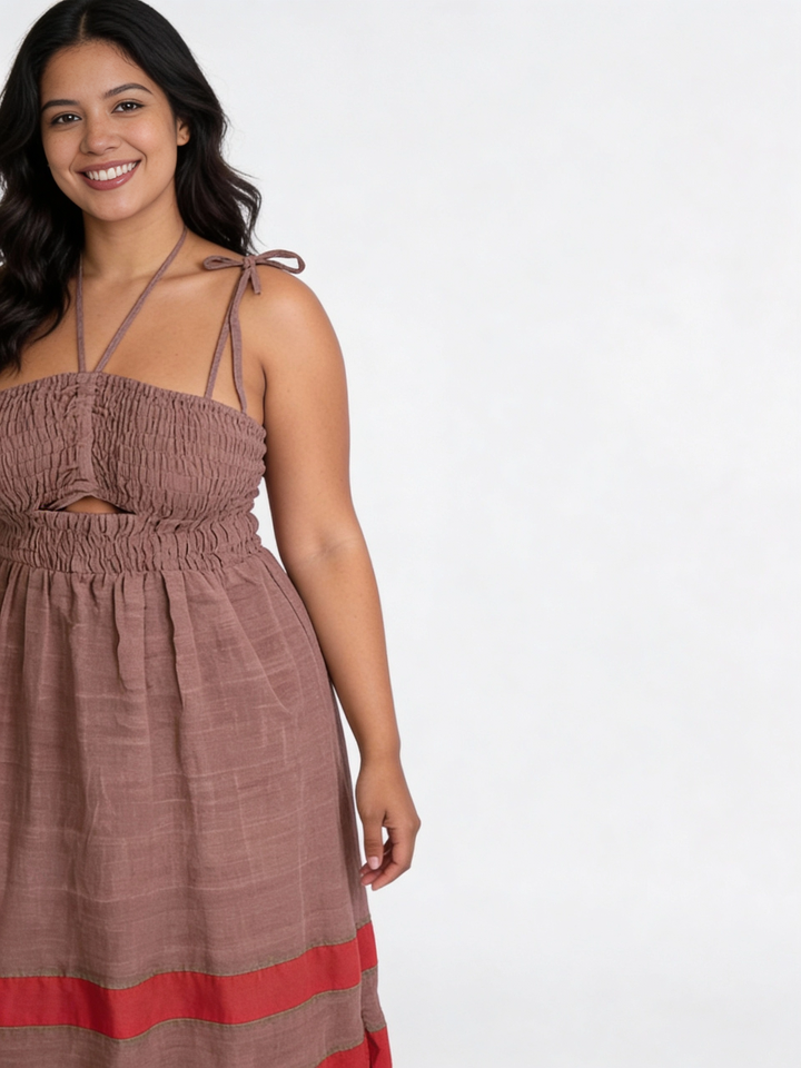 ShopYego Dress Color Yeshi Dress - Earthy Mauve