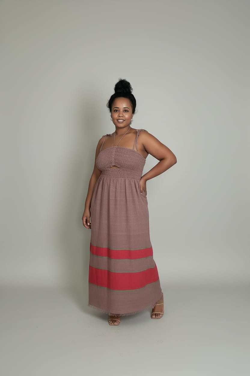 ShopYego Dress Color Yeshi Dress - Earthy Mauve