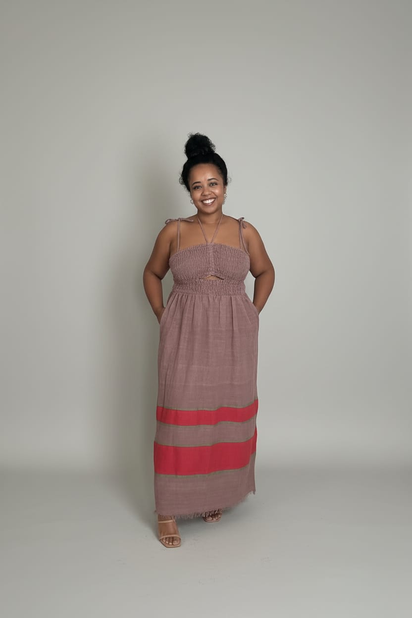 ShopYego Dress Color Yeshi Dress - Earthy Mauve