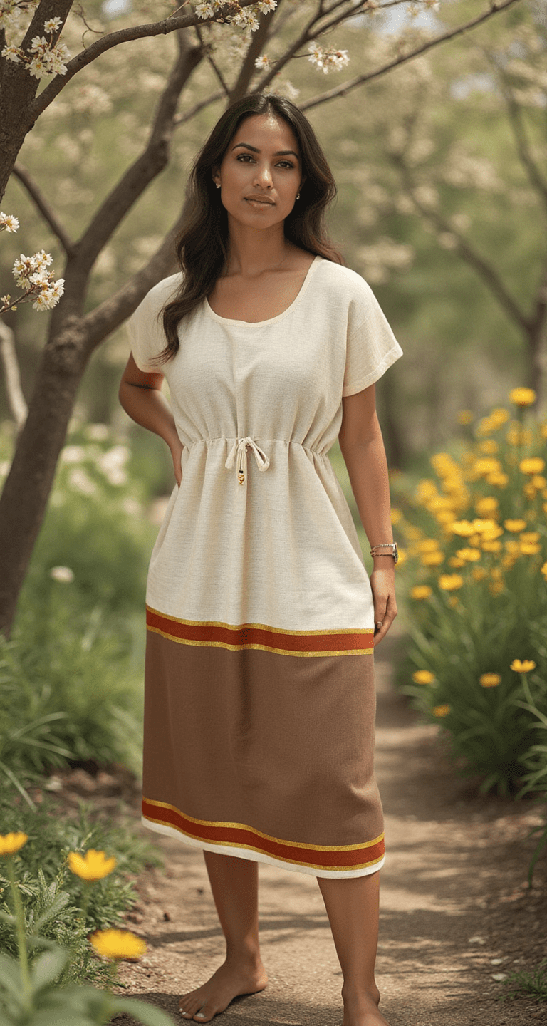 ShopYego Dress Earth Tones Geni Dress