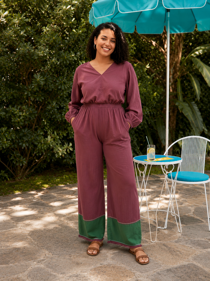 ShopYego Jumpsuits Berry Kiss Mahlet Jumpsuit- Berry Kiss