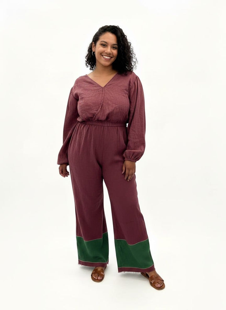 ShopYego Jumpsuits Berry Kiss Mahlet Jumpsuit- Berry Kiss