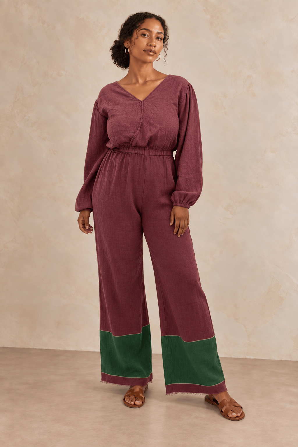 ShopYego Jumpsuits Berry Kiss Mahlet Jumpsuit- Berry Kiss