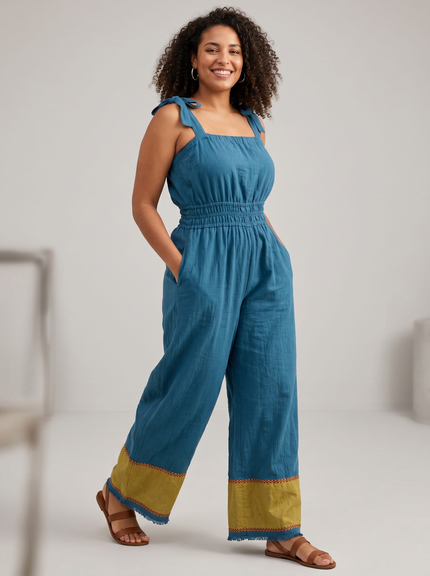 ShopYego Jumpsuits Blue Lagoon Sebie Jumpsuit