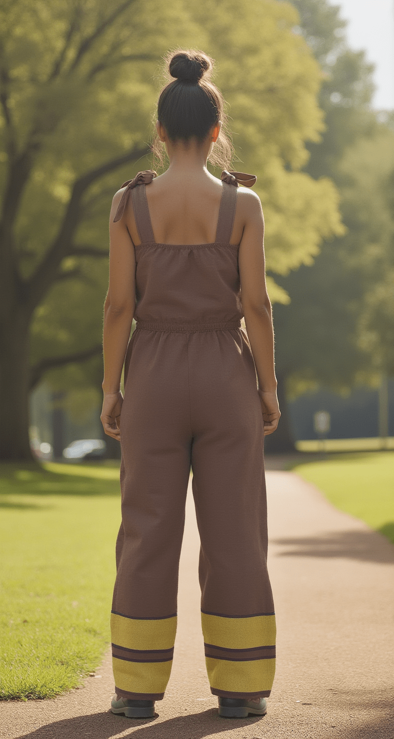 ShopYego Jumpsuits Brown Sebie Jumpsuit