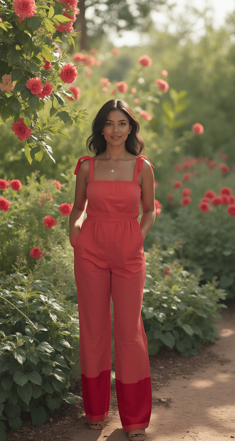 ShopYego Jumpsuits Coral Sebie Jumpsuit