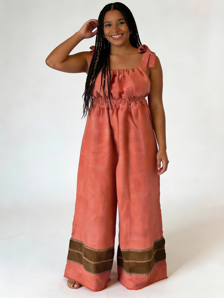 ShopYego Jumpsuits Earthen Rouge Sebie Jumpsuit- Earthen Rouge