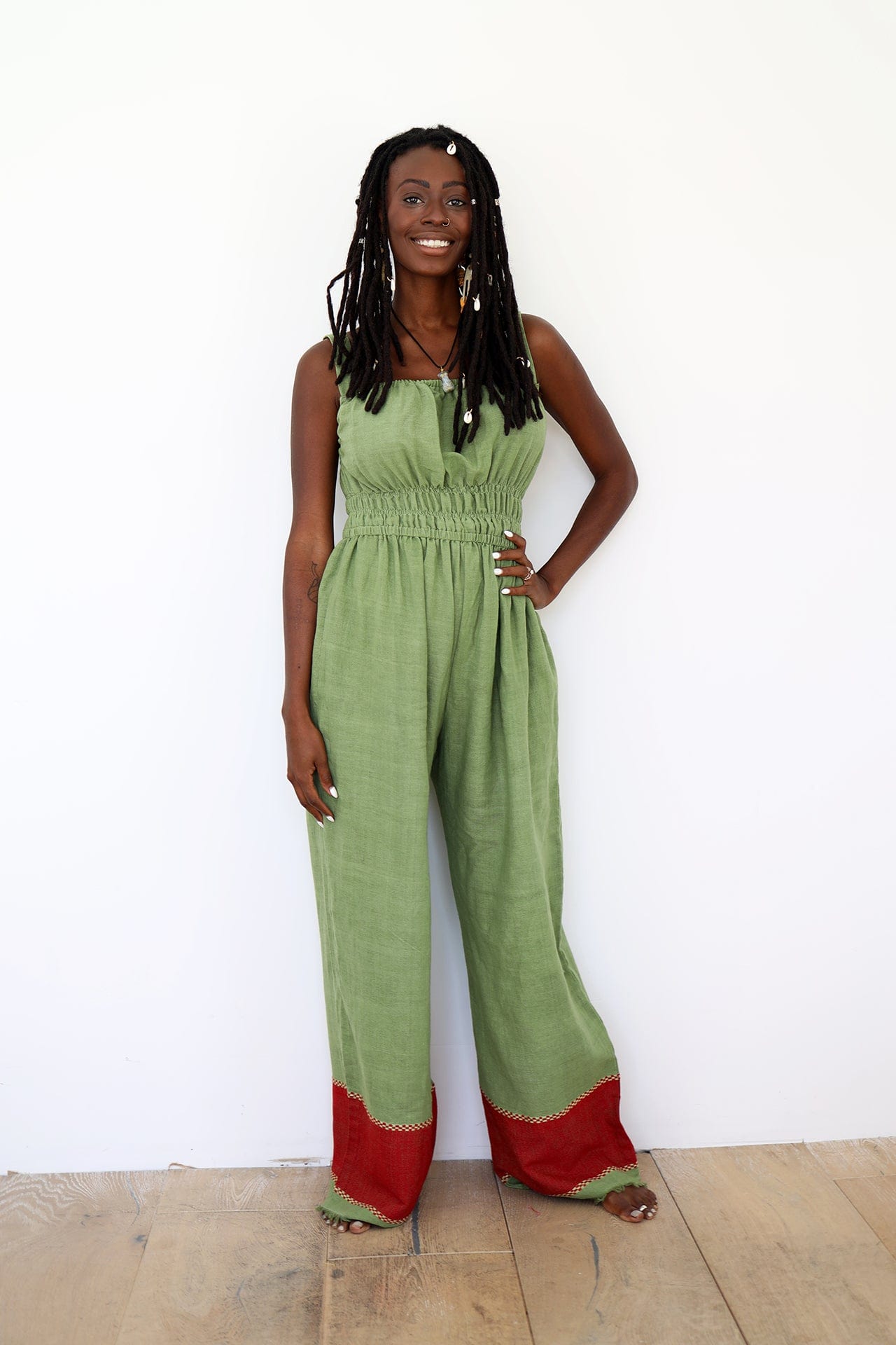 ShopYego Jumpsuits Flamingo Blen Jumpsuit