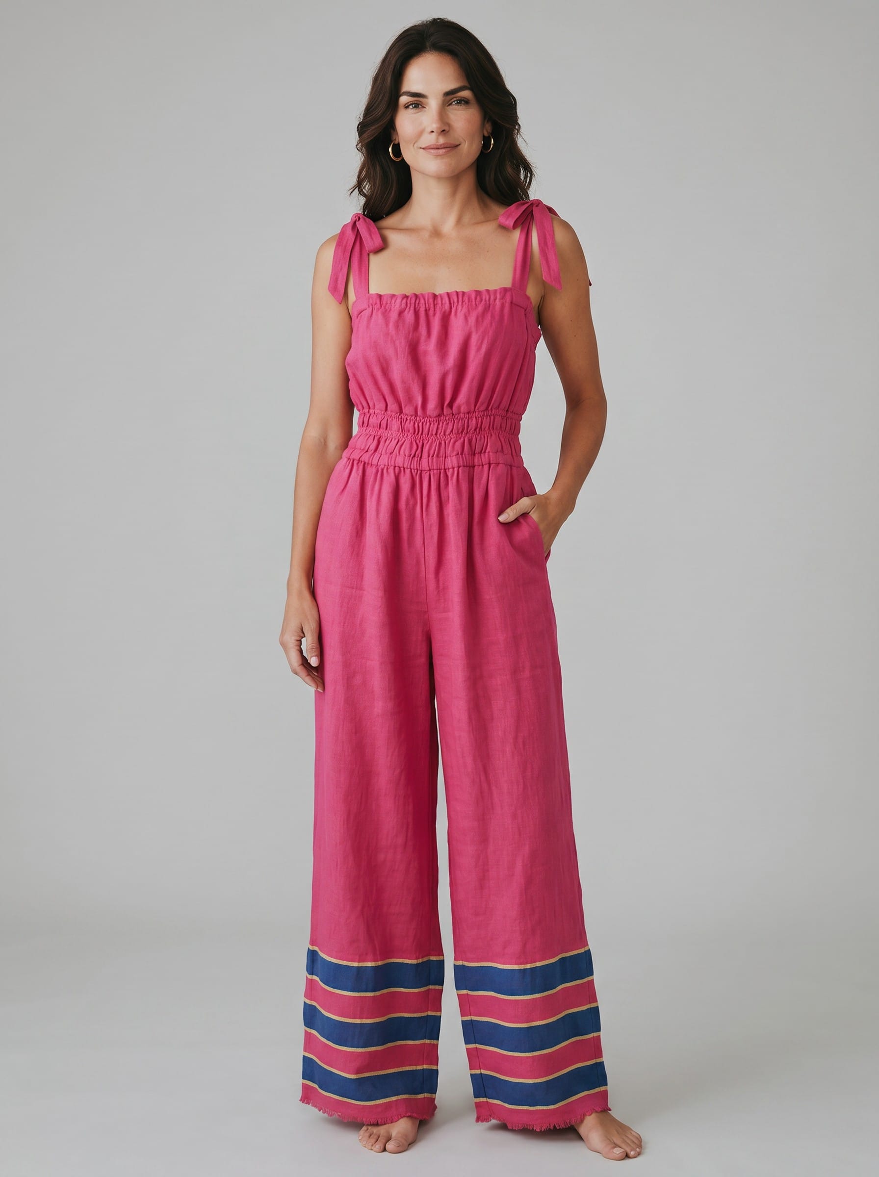ShopYego Jumpsuits Fuchsia Tide Sebie Jumpsuit - Fuchsia Tide