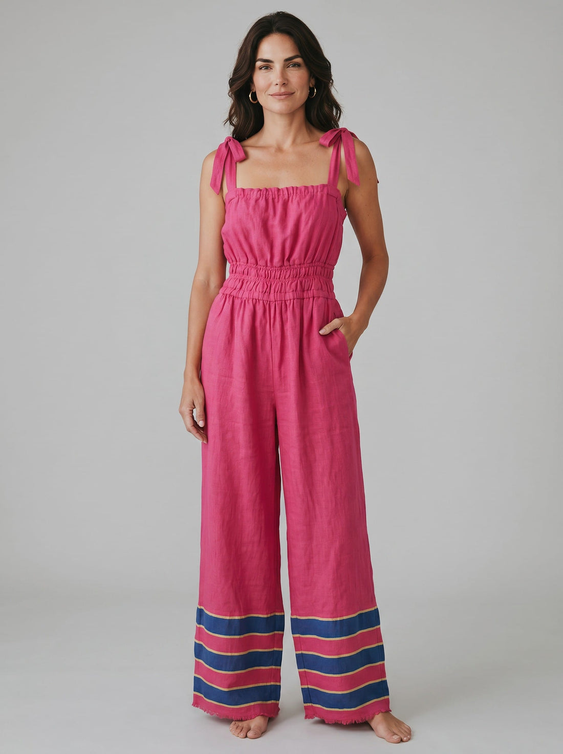 ShopYego Jumpsuits Fuchsia Tide Sebie Jumpsuit - Fuchsia Tide