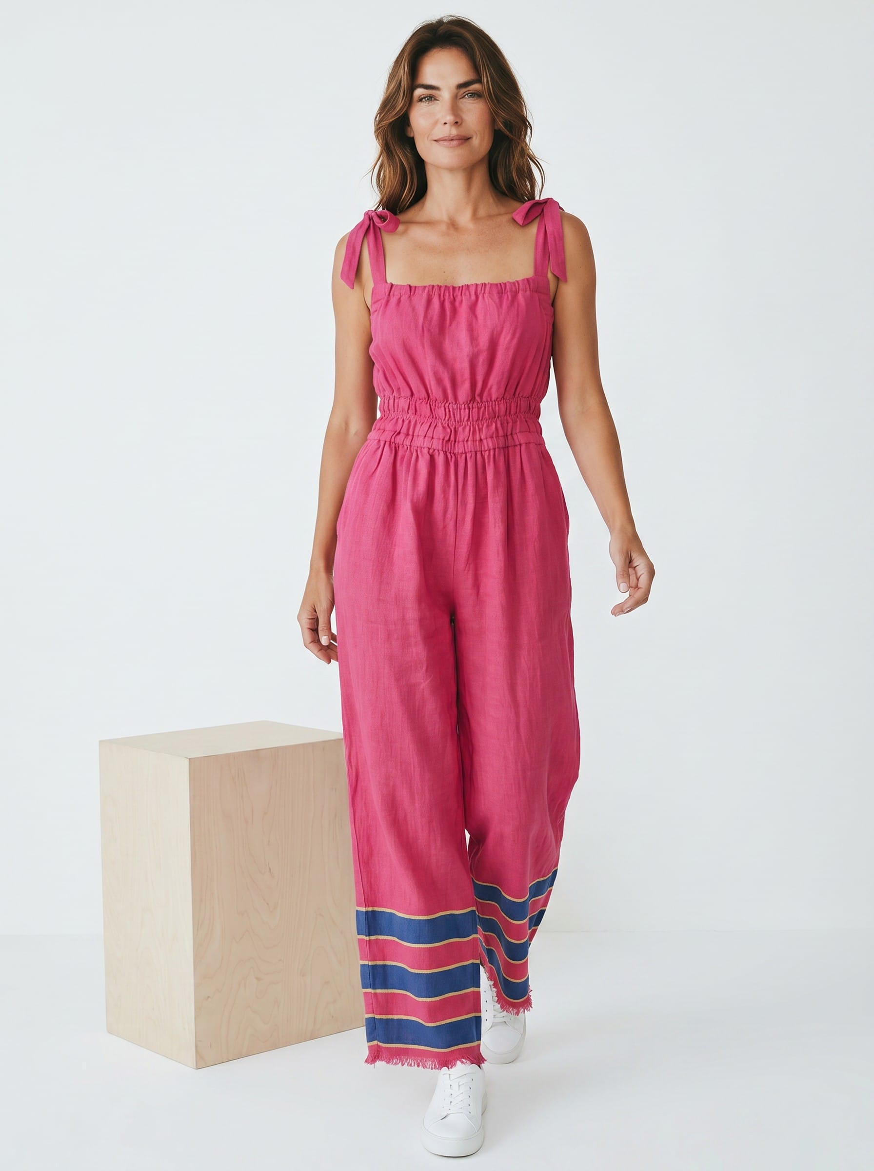 ShopYego Jumpsuits Fuchsia Tide Sebie Jumpsuit - Fuchsia Tide