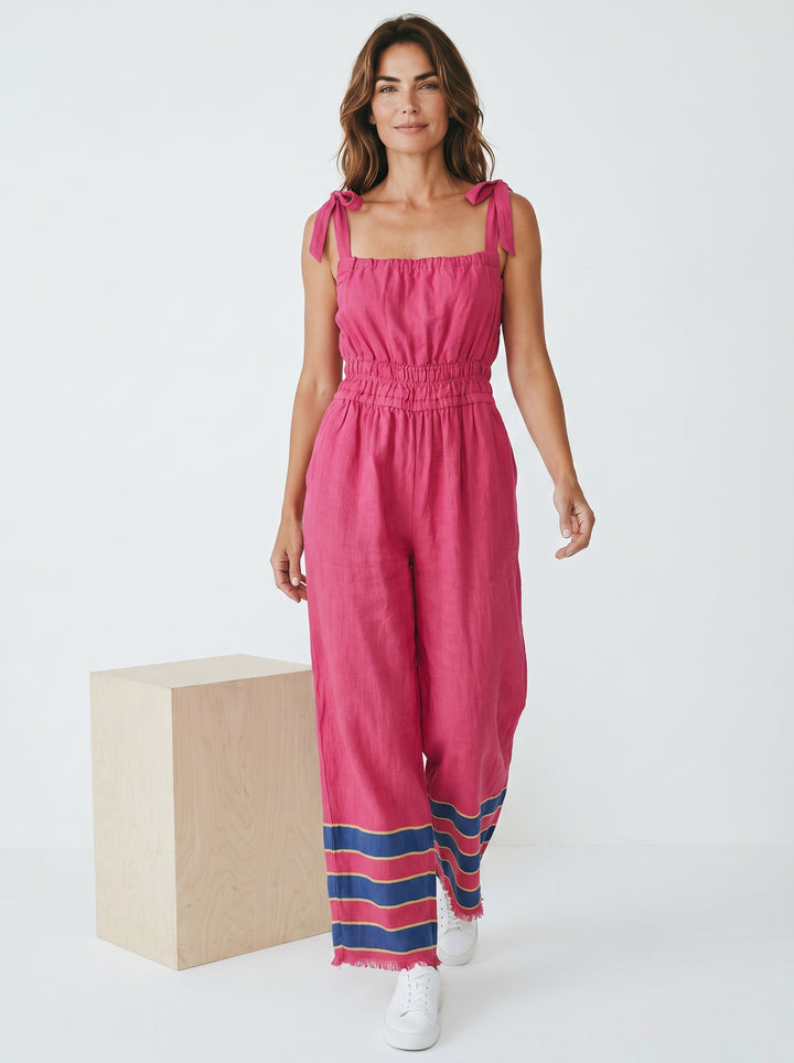 ShopYego Jumpsuits Fuchsia Tide Sebie Jumpsuit - Fuchsia Tide