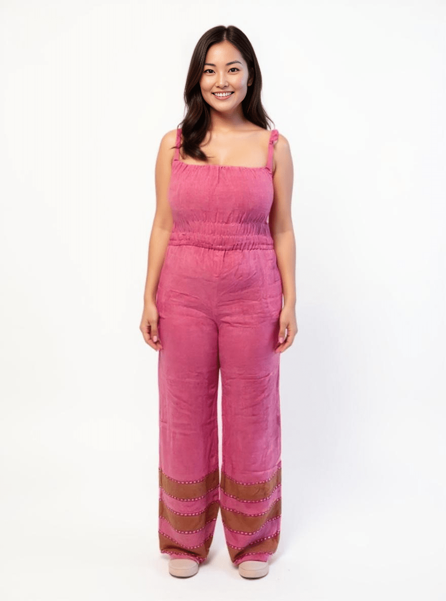 ShopYego Jumpsuits Fuschia Sebie Jumpsuit