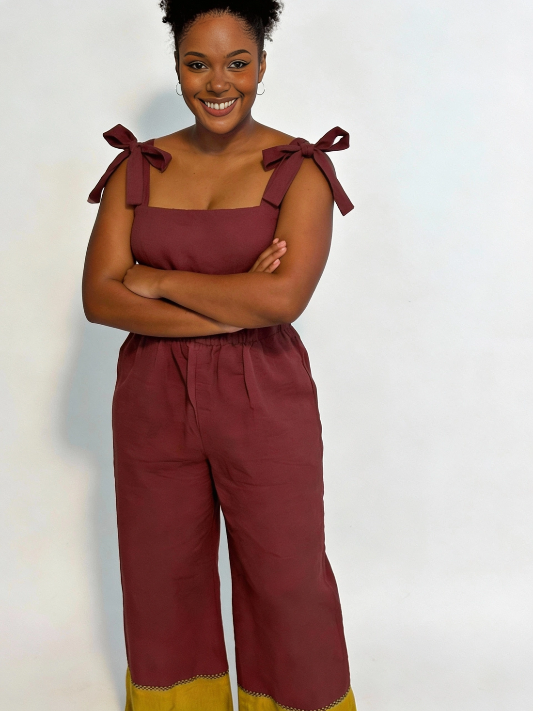 ShopYego Jumpsuits Garnet Plum Sebie Jumpsuit- Garnet Plum