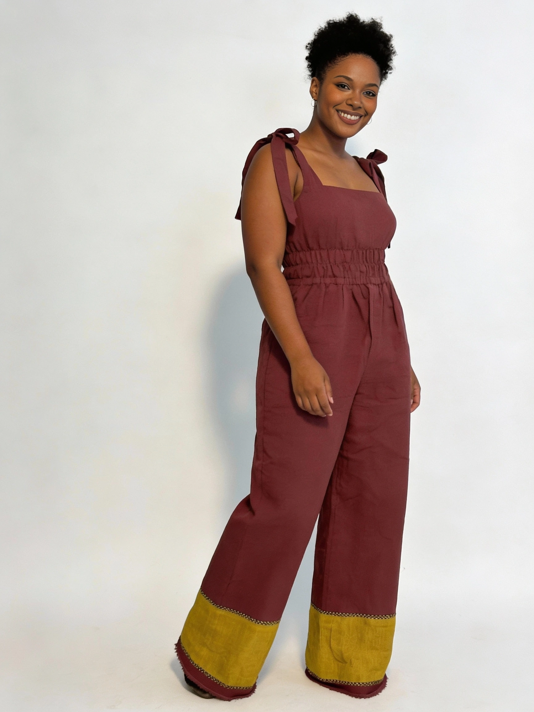 ShopYego Jumpsuits Garnet Plum Sebie Jumpsuit- Garnet Plum