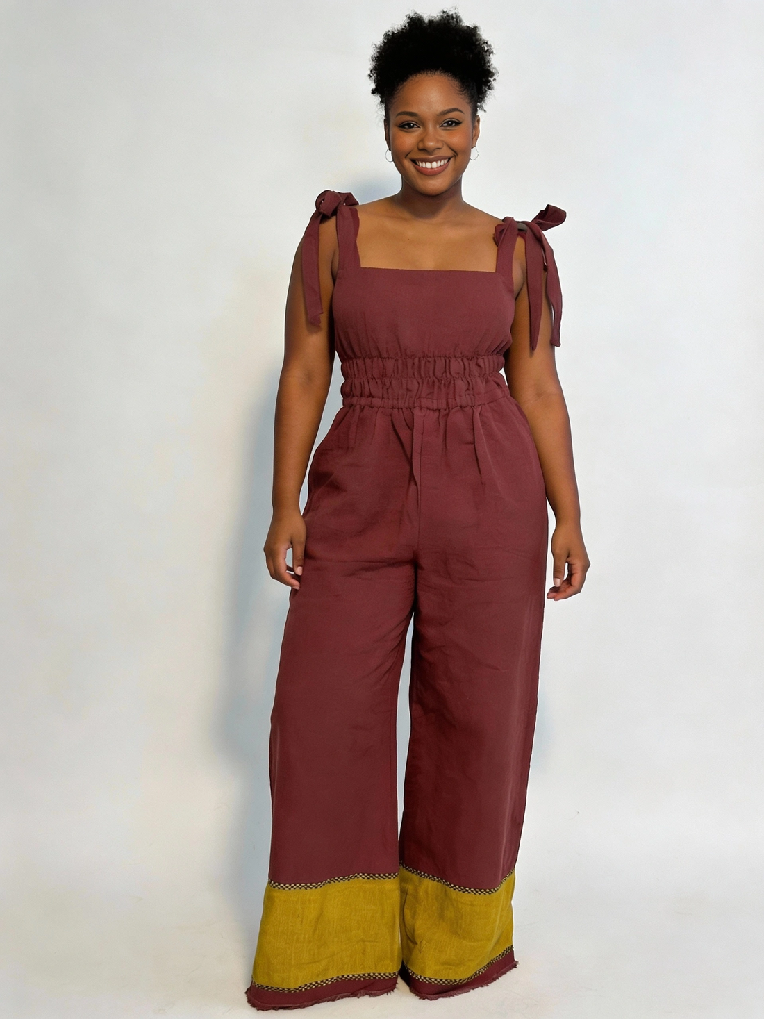 ShopYego Jumpsuits Garnet Plum Sebie Jumpsuit- Garnet Plum
