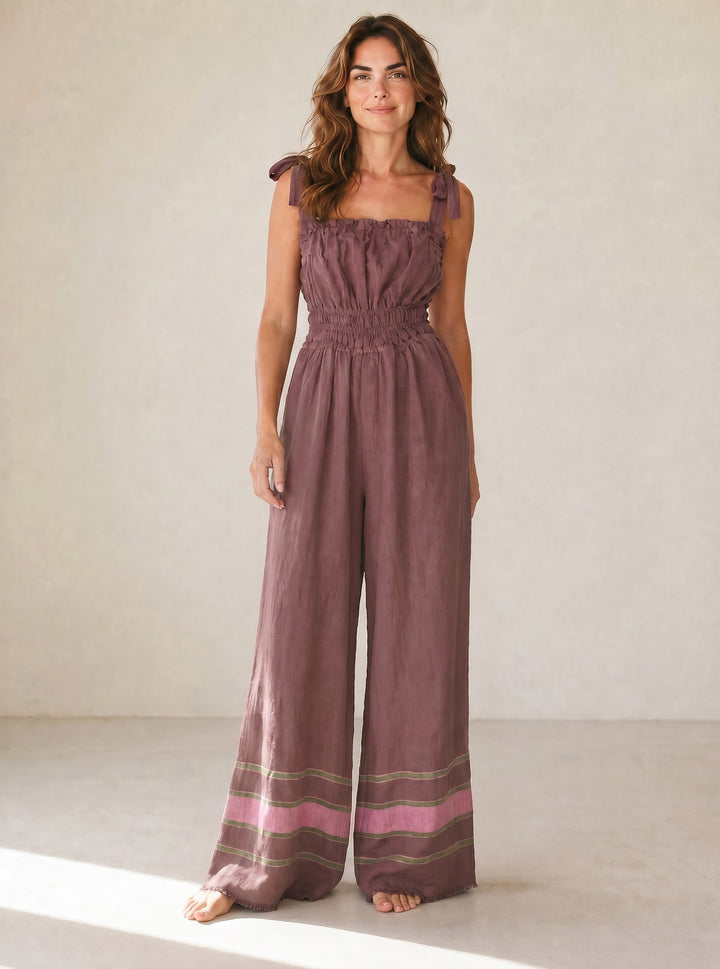 ShopYego Jumpsuits Heirloom Mauve Sebie Jumpsuit - Heirloom Mauve