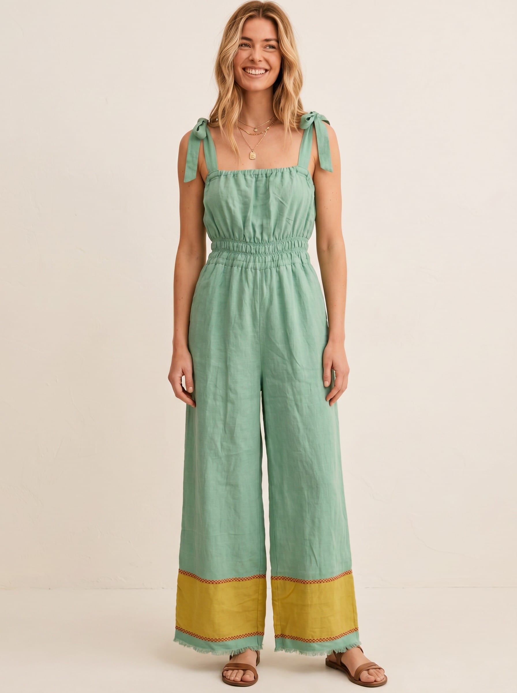 ShopYego Jumpsuits Lagoon Light Sebie Jumpsuit