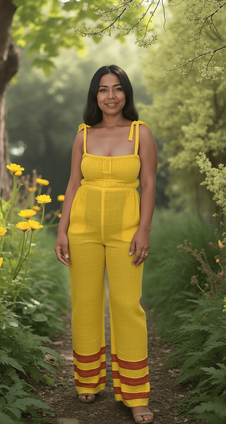ShopYego Jumpsuits Lemon Yellow Sebie Jumpsuit