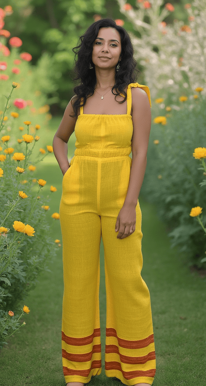 ShopYego Jumpsuits Lemon Yellow Sebie Jumpsuit
