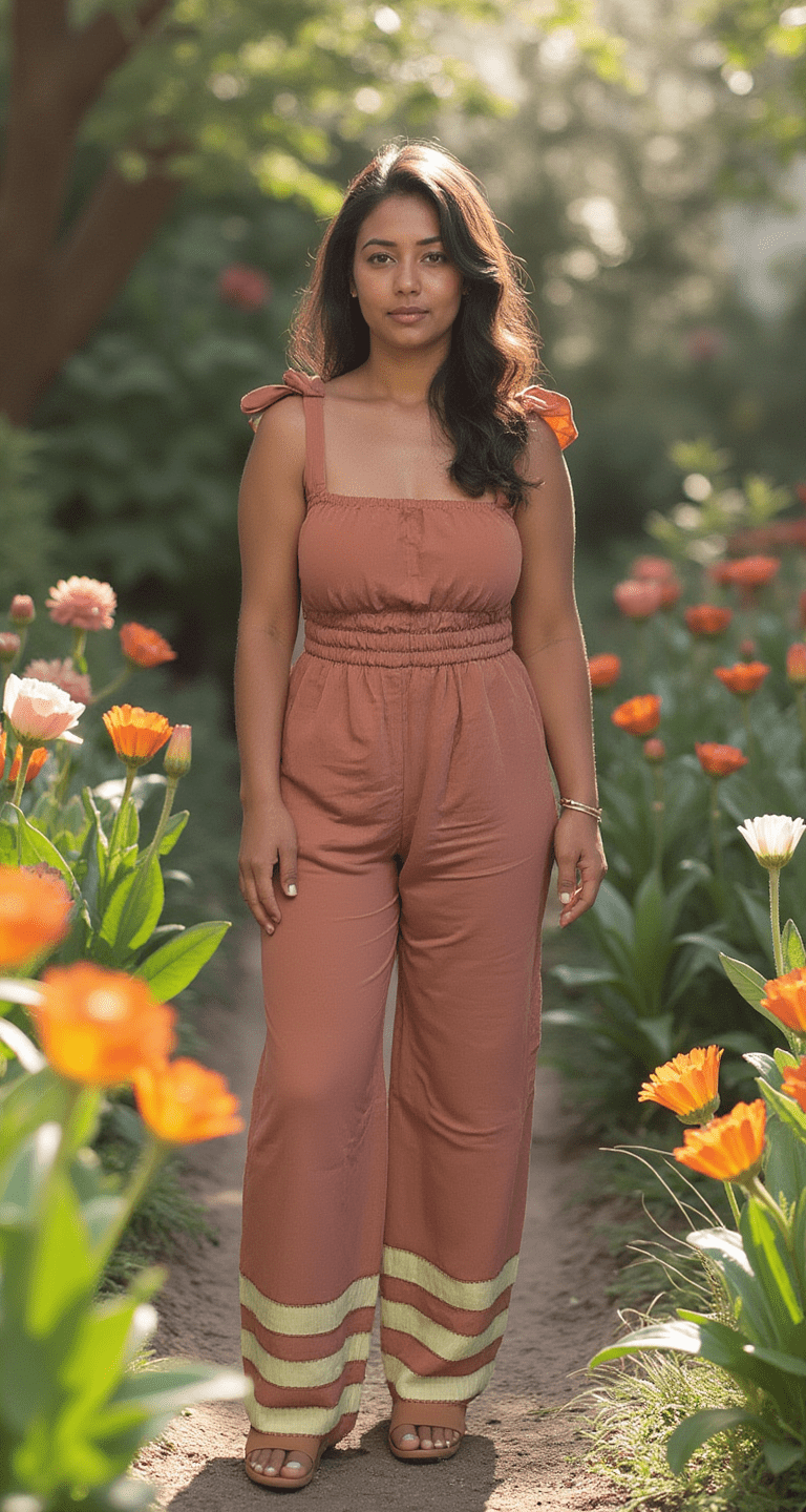 ShopYego Jumpsuits Light Brown Sebie Jumpsuit