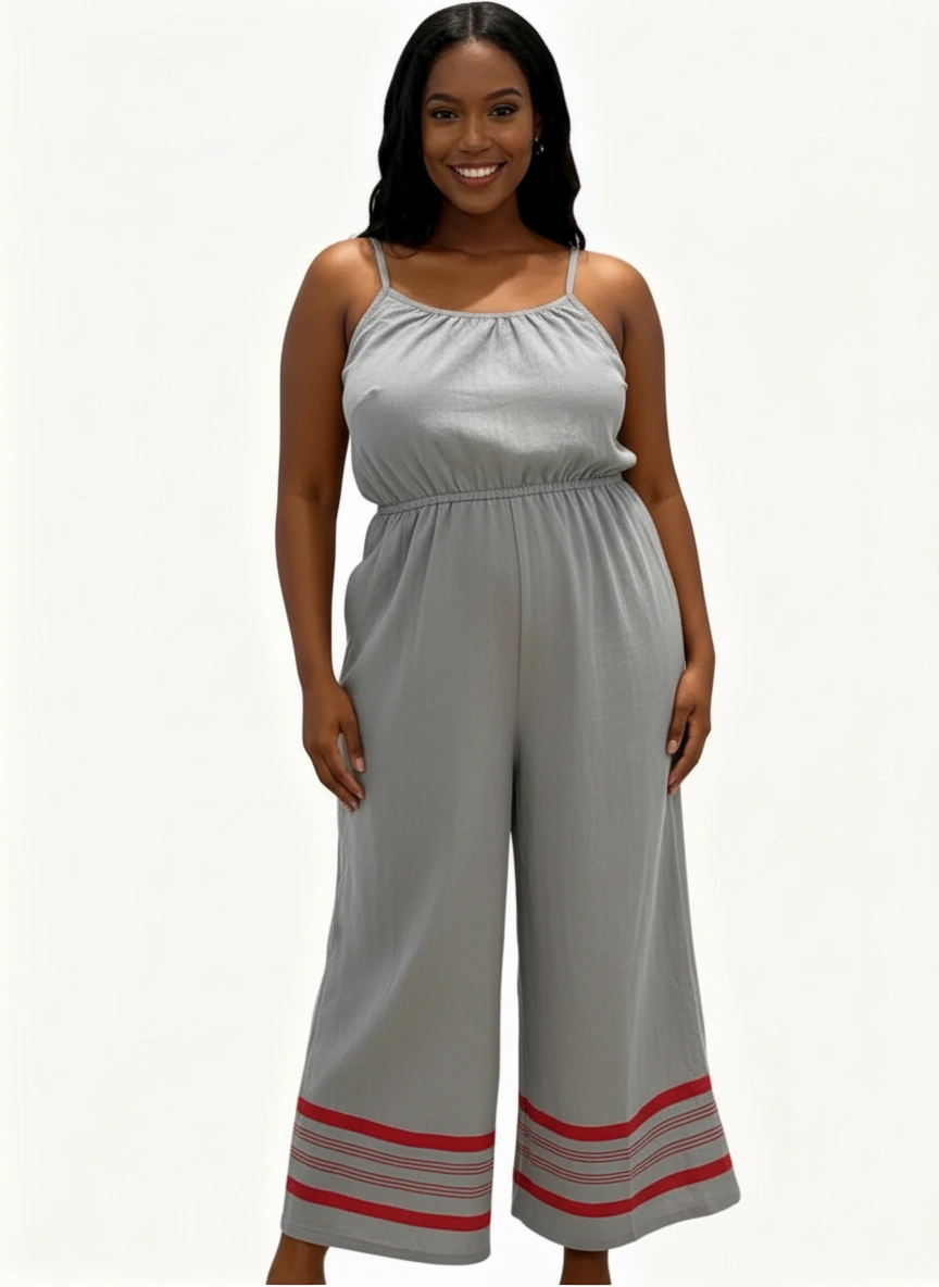 ShopYego Jumpsuits Light Slate Naima Jumpsuit- Light Slate