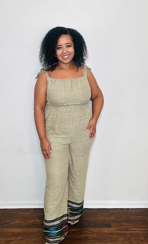 ShopYego Jumpsuits Mocha Mousse & Gabi Tilet Zewie Jumpsuit