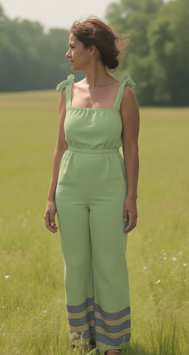 ShopYego Jumpsuits Pear Green Sebie Jumpsuit