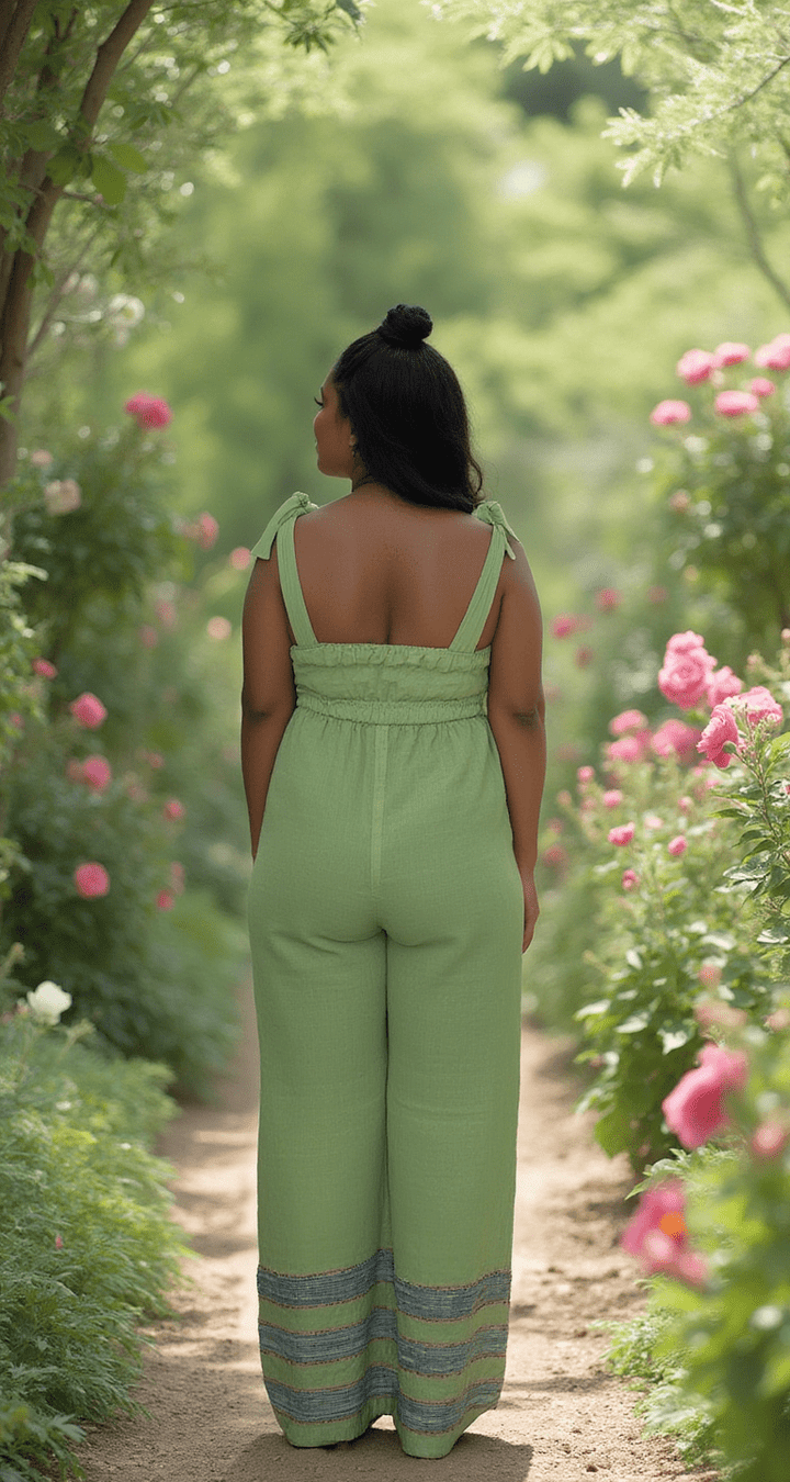 ShopYego Jumpsuits Pear Green Sebie Jumpsuit