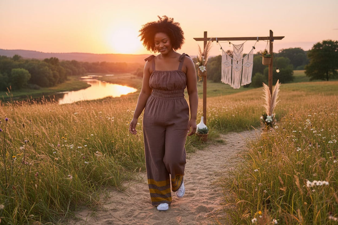 ShopYego Jumpsuits Quiet Earth Sebie Jumpsuit- Quiet Earth