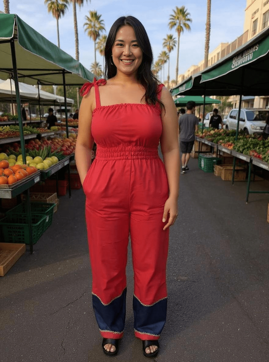 ShopYego Jumpsuits Rouge Sebie Jumpsuit