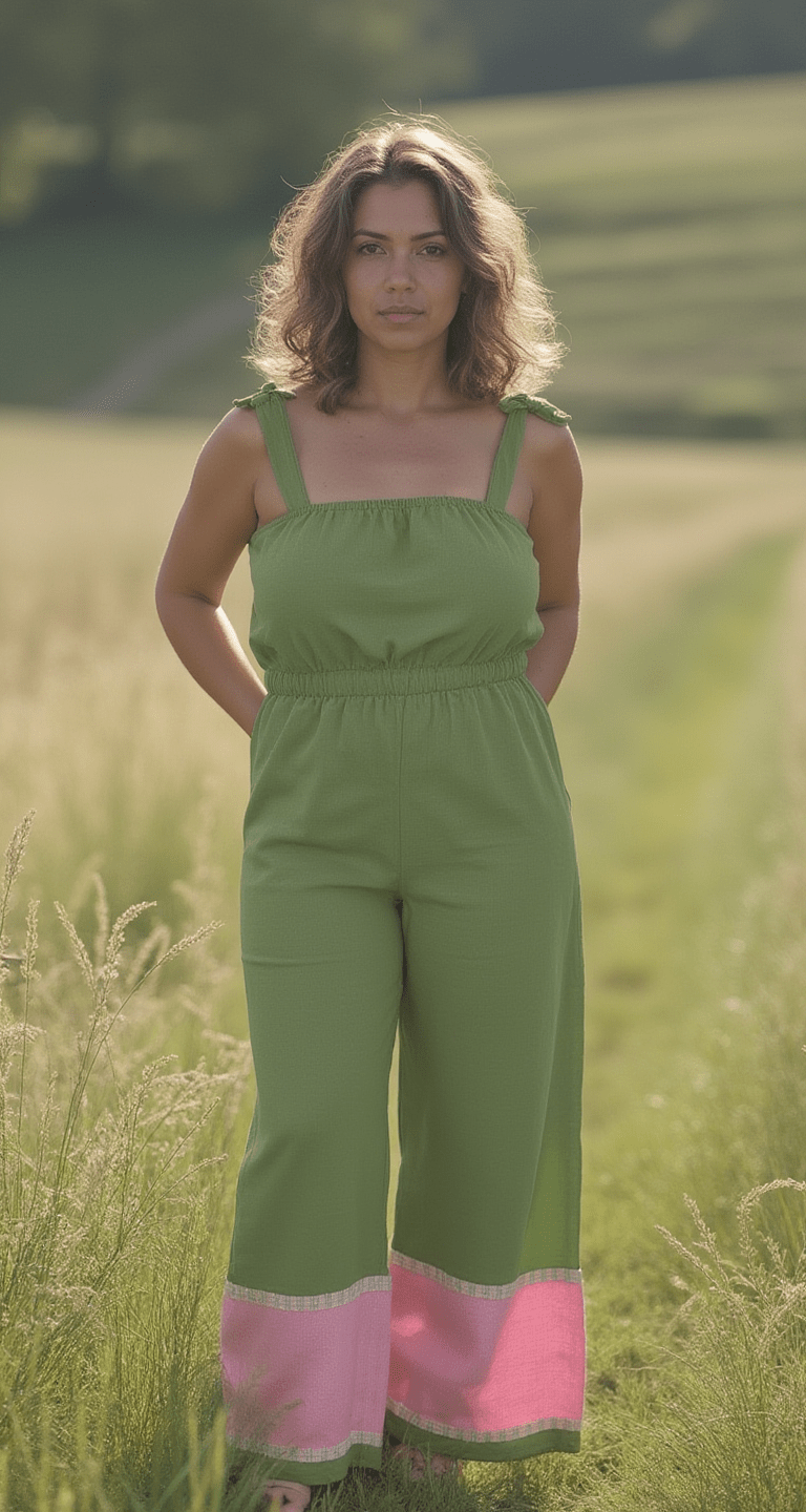ShopYego Jumpsuits Sage Green Sebie Jumpsuit