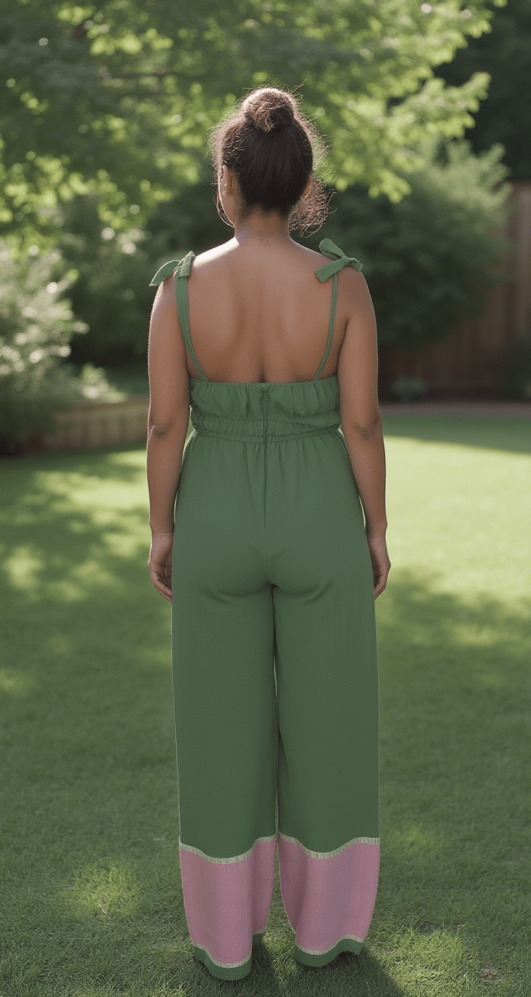 ShopYego Jumpsuits Sage Green Sebie Jumpsuit
