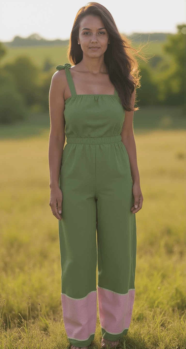 ShopYego Jumpsuits Sage Green Sebie Jumpsuit