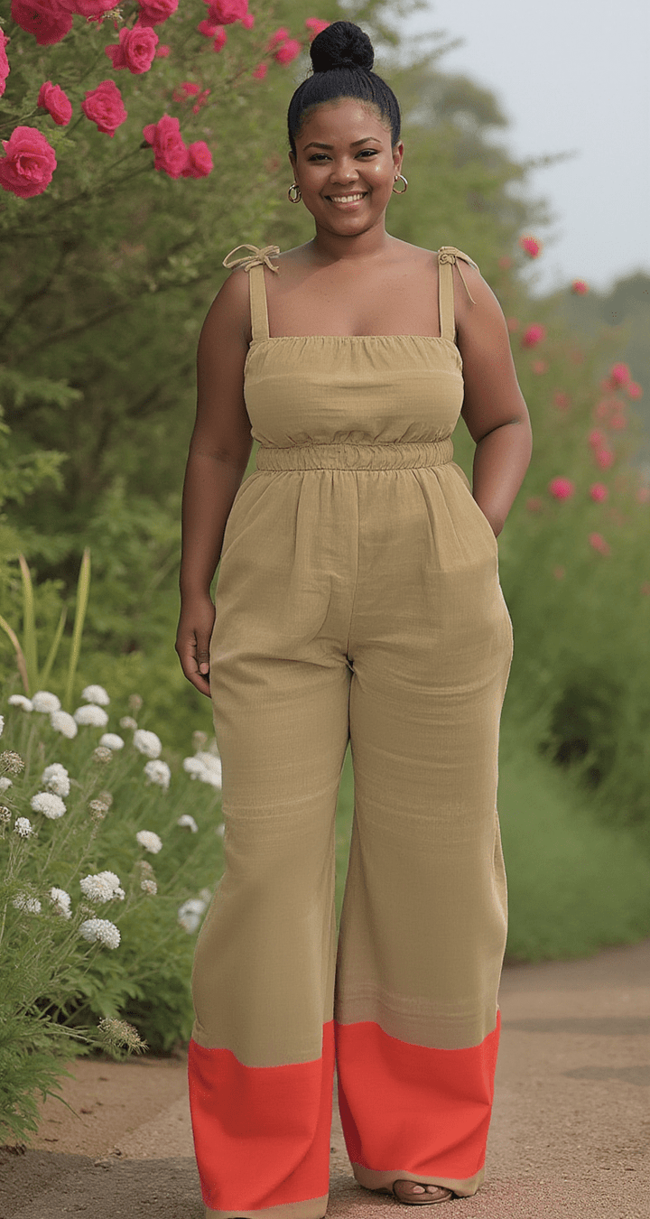 ShopYego Jumpsuits Scarlet Red Sebie Jumpsuit