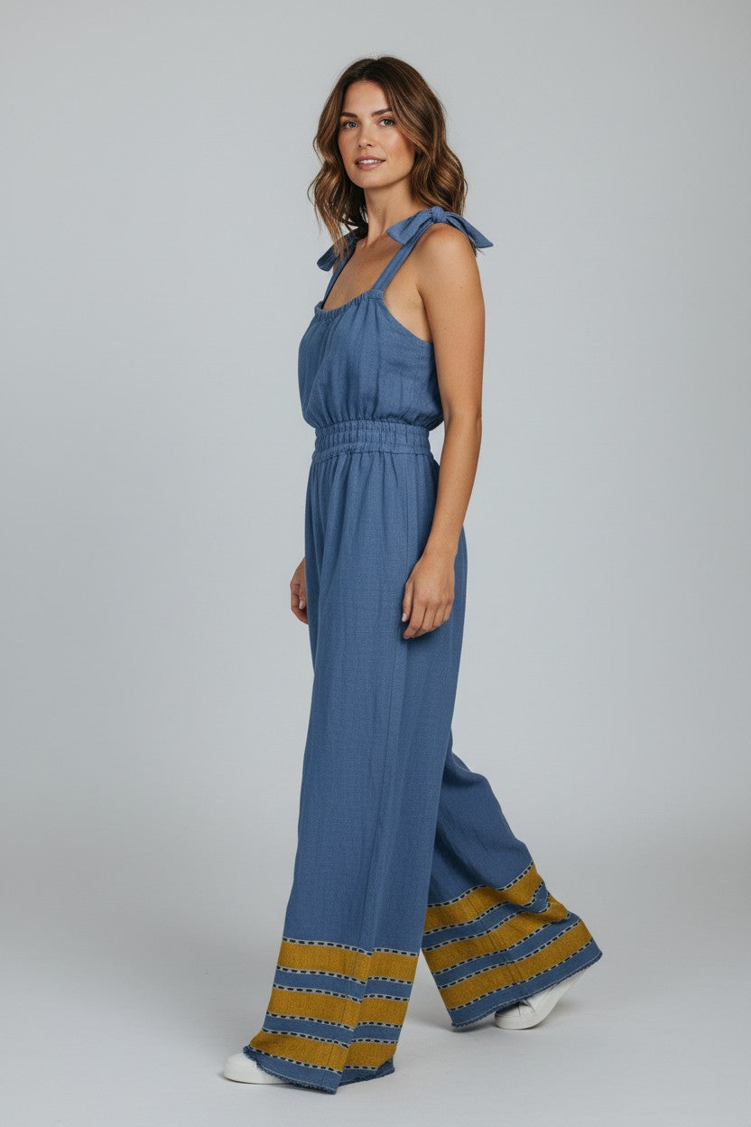 ShopYego Jumpsuits Semay Blue Sebie Jumpsuit- Semay Blue