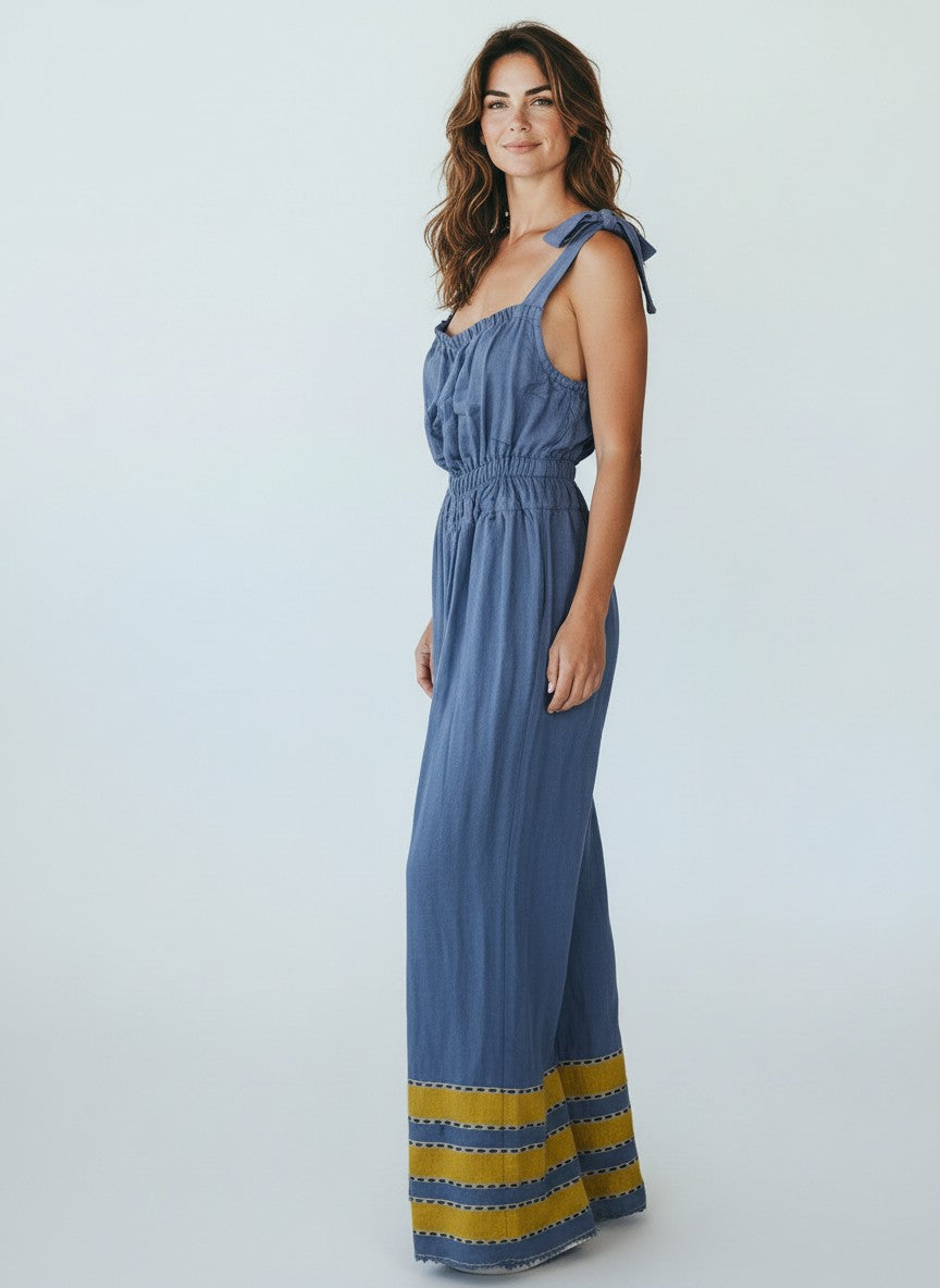 ShopYego Jumpsuits Semay Blue Sebie Jumpsuit- Semay Blue