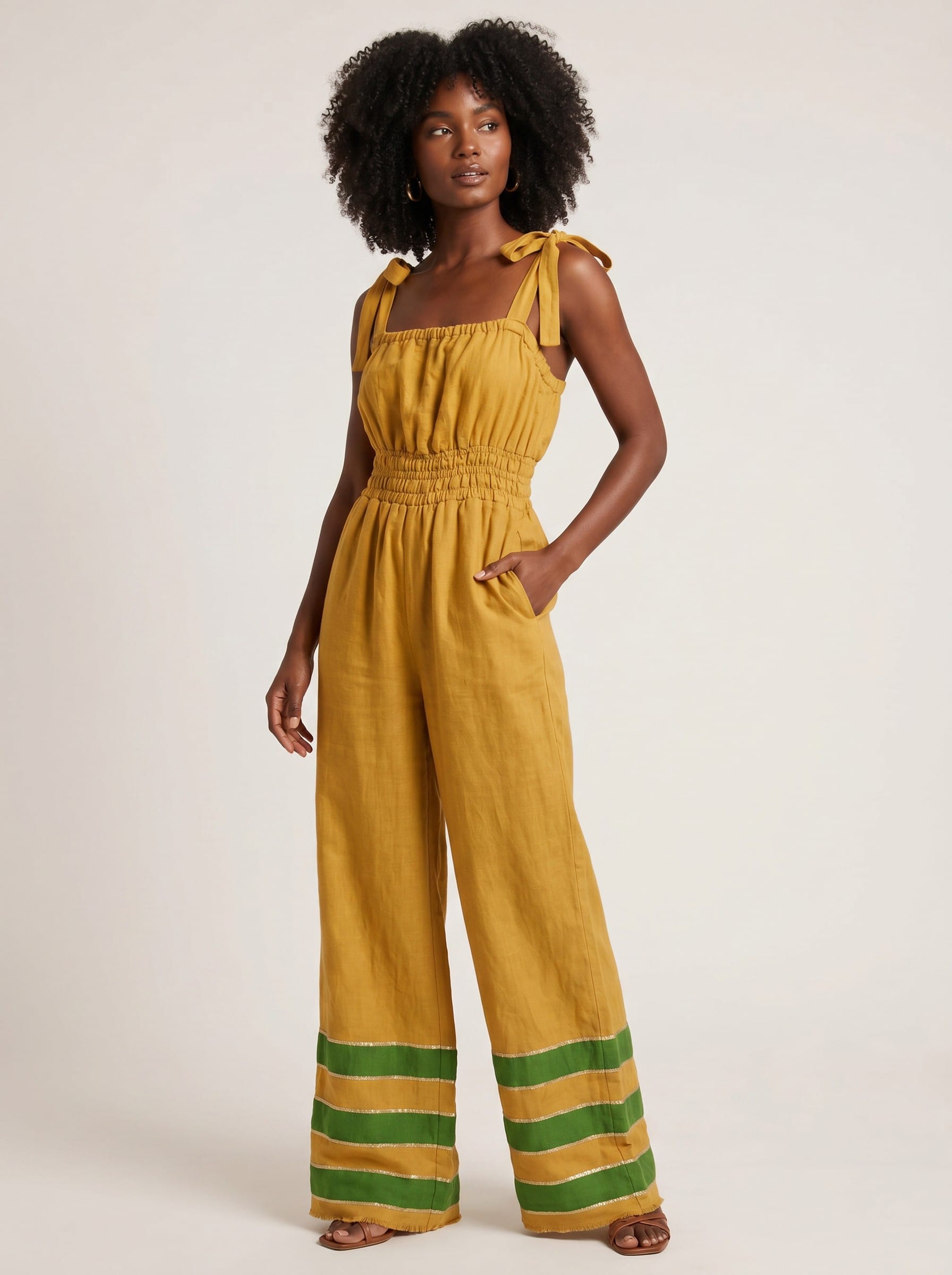 ShopYego Jumpsuits Sunbaked Ochre Sebie Jumpsuit