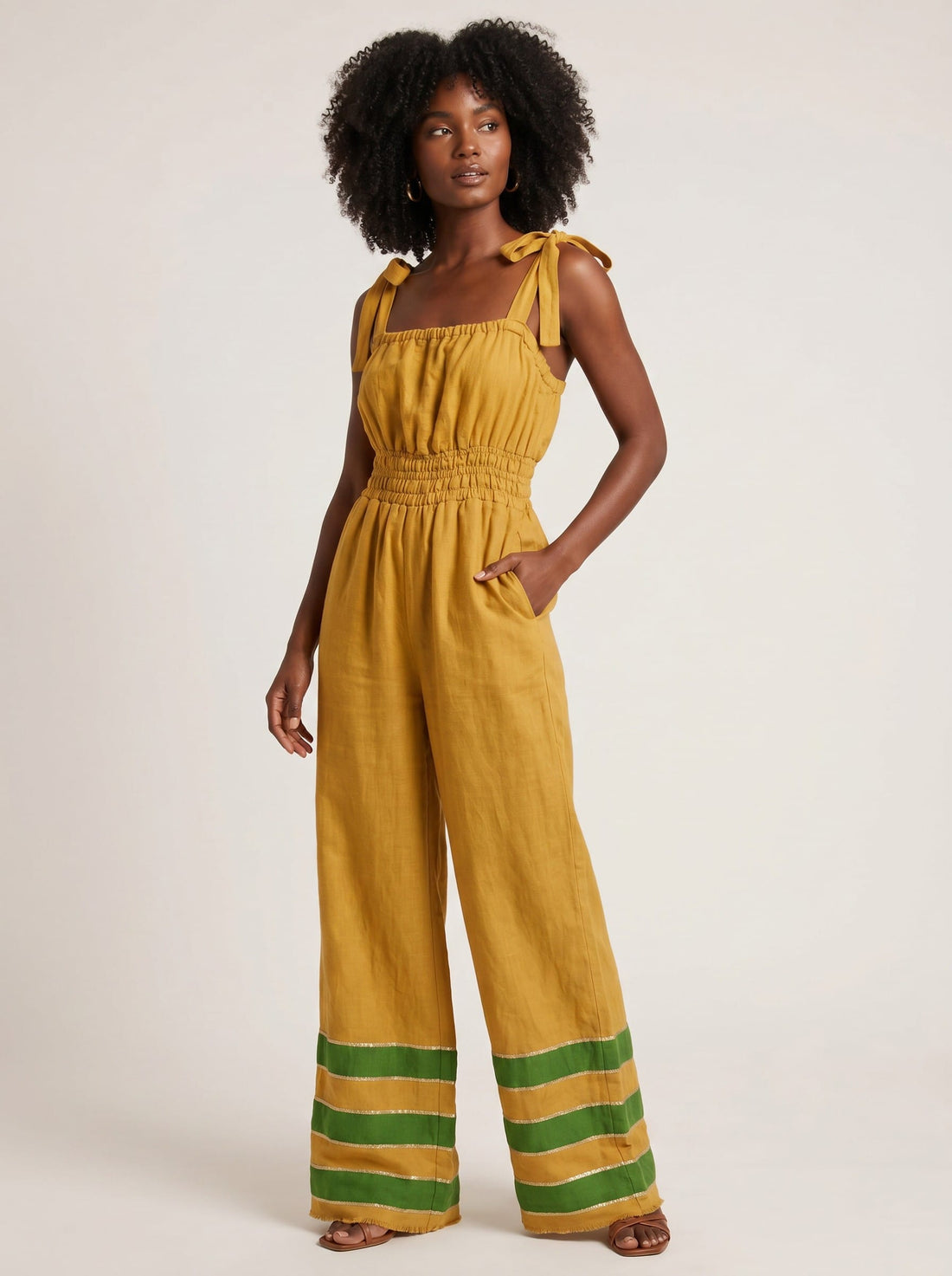 ShopYego Jumpsuits Sunbaked Ochre Sebie Jumpsuit