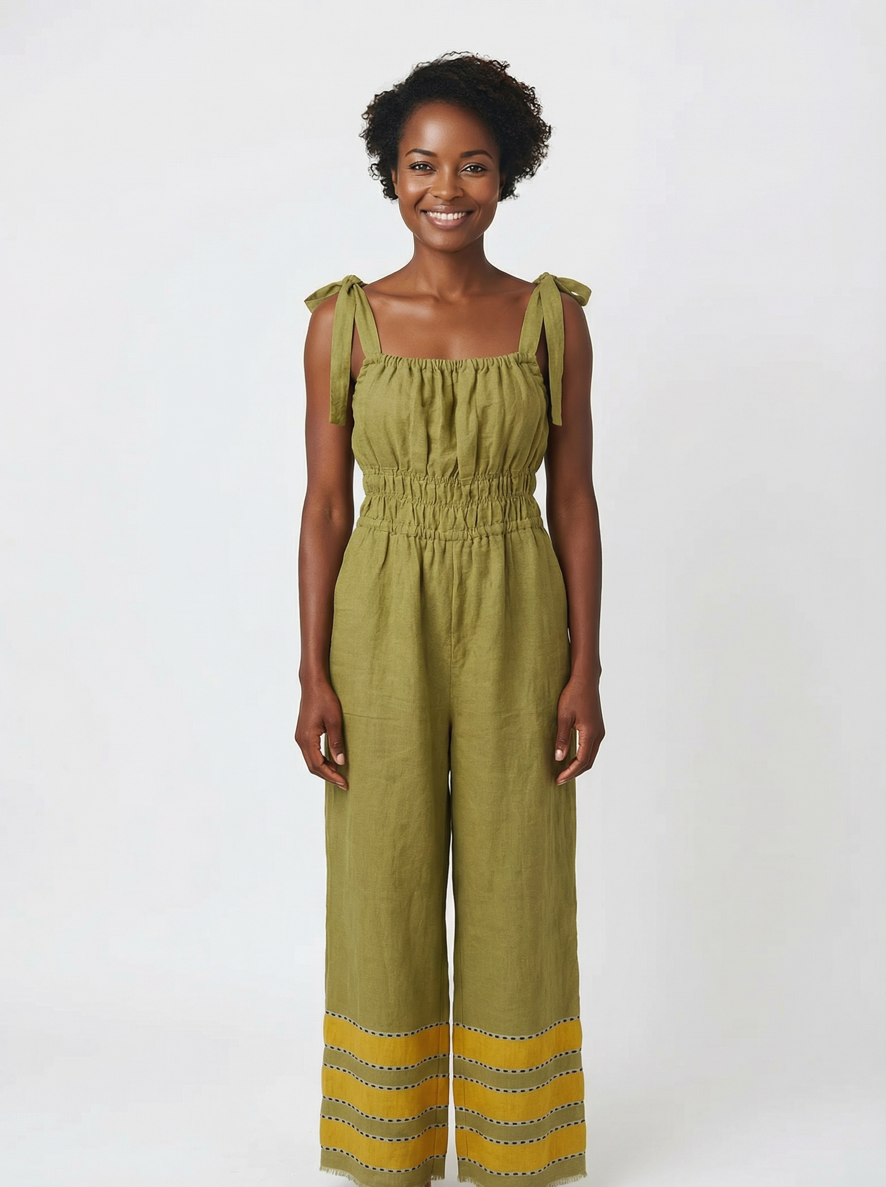 ShopYego Jumpsuits Sunlit Olive Sebie Jumpsuit- Sunlit Olive