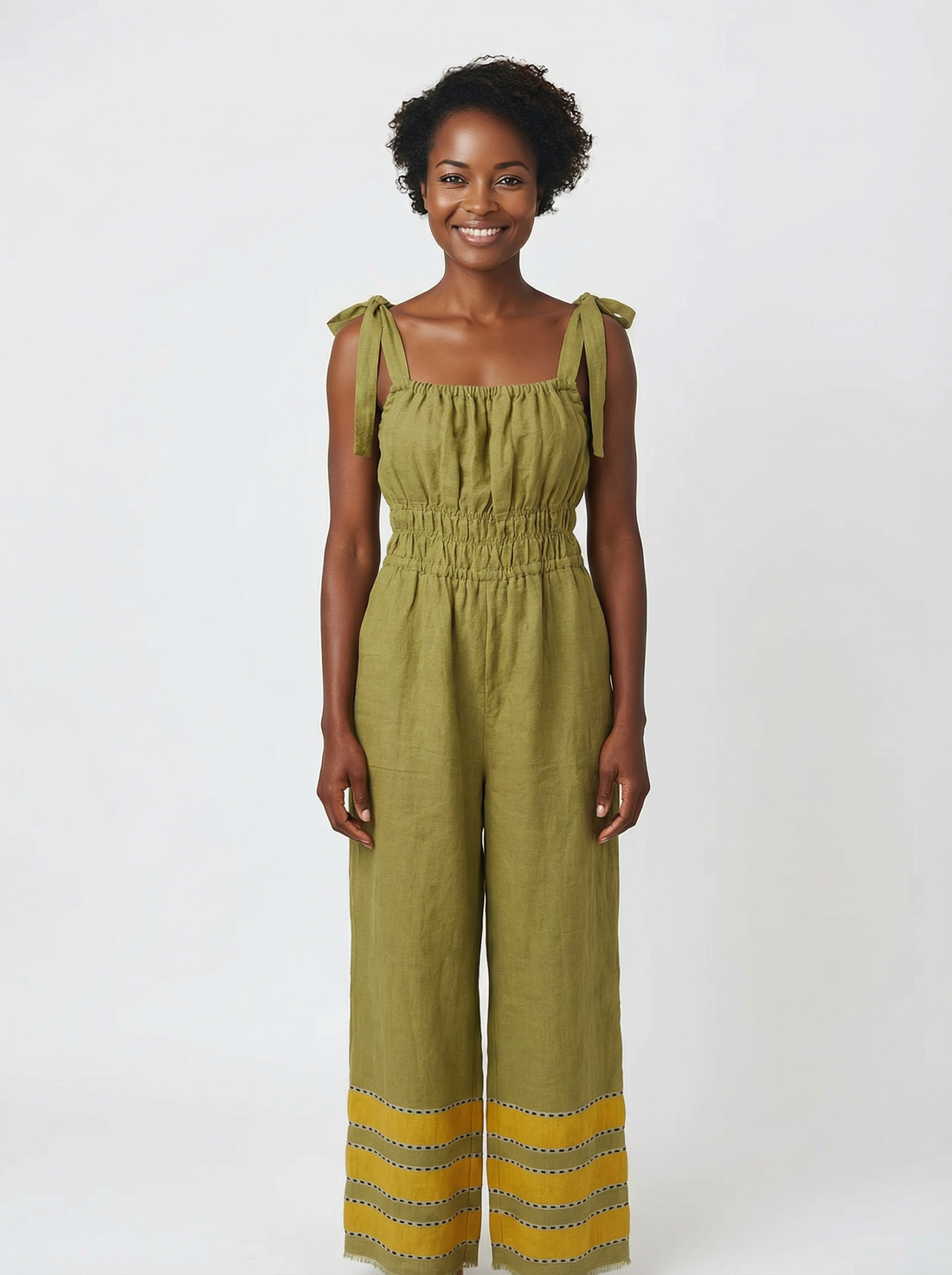 ShopYego Jumpsuits Sunlit Olive Sebie Jumpsuit- Sunlit Olive