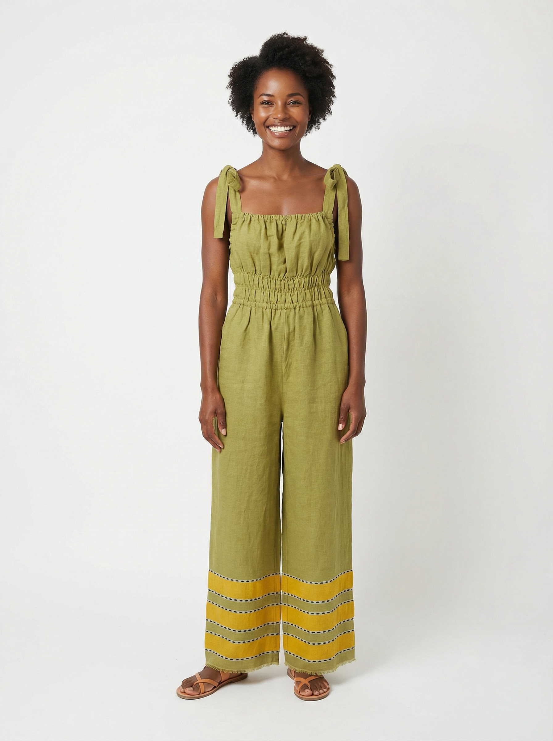 ShopYego Jumpsuits Sunlit Olive Sebie Jumpsuit- Sunlit Olive