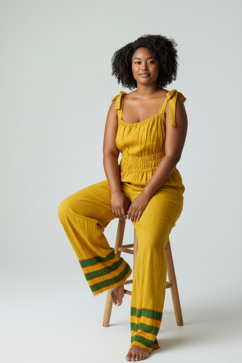 ShopYego Jumpsuits Sunshine Sebie Jumpsuit - Sunshine