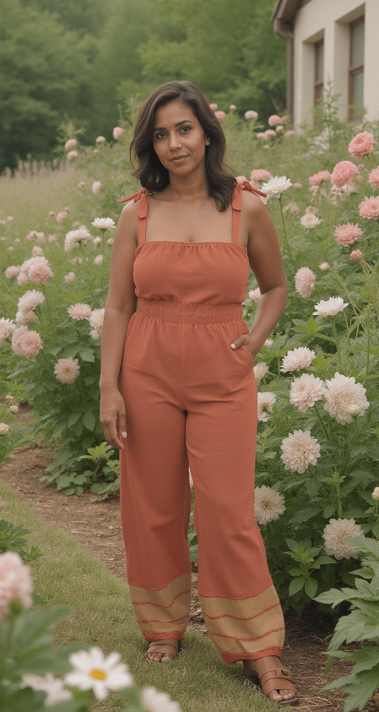 ShopYego Jumpsuits Terraccota Sebie Jumpsuit